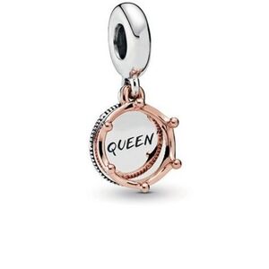 Pandora Queen & Regal Crown Dangle Charm